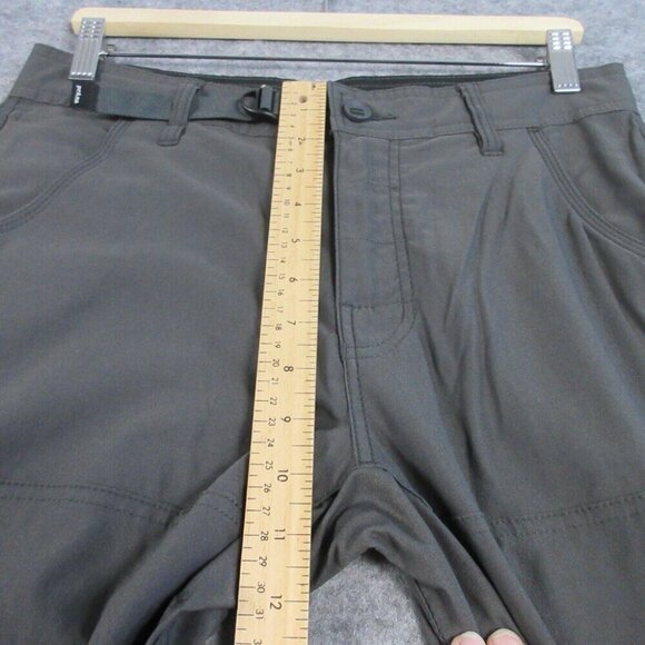 Prana Relaxed Fit Men Hiking Pants Convertible Roll Up Stretch 30 x 32 Gray 372 - Picture 14 of 16